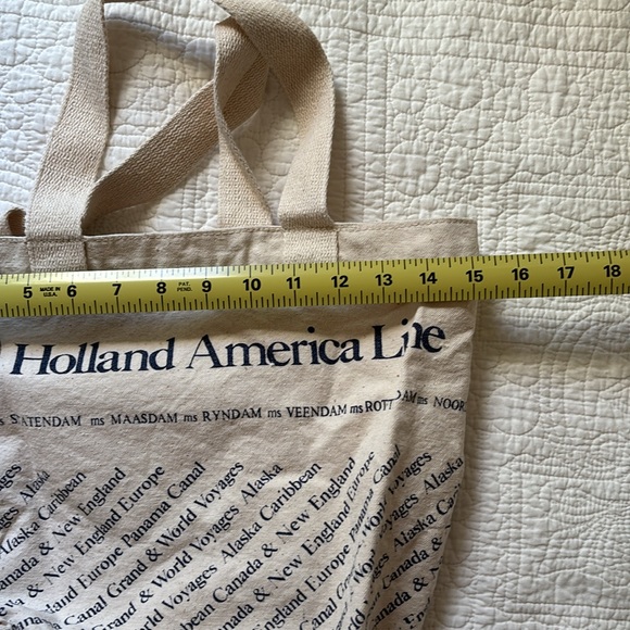 🛳️HOLLAND AMERICA LINE Cruise Ship Tote Bag - Picture 3 of 5